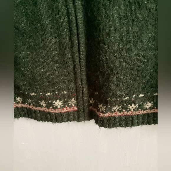 Croft & Barrow Silk Blend Christmas Cardigan Sweater L - Picture 5 of 6